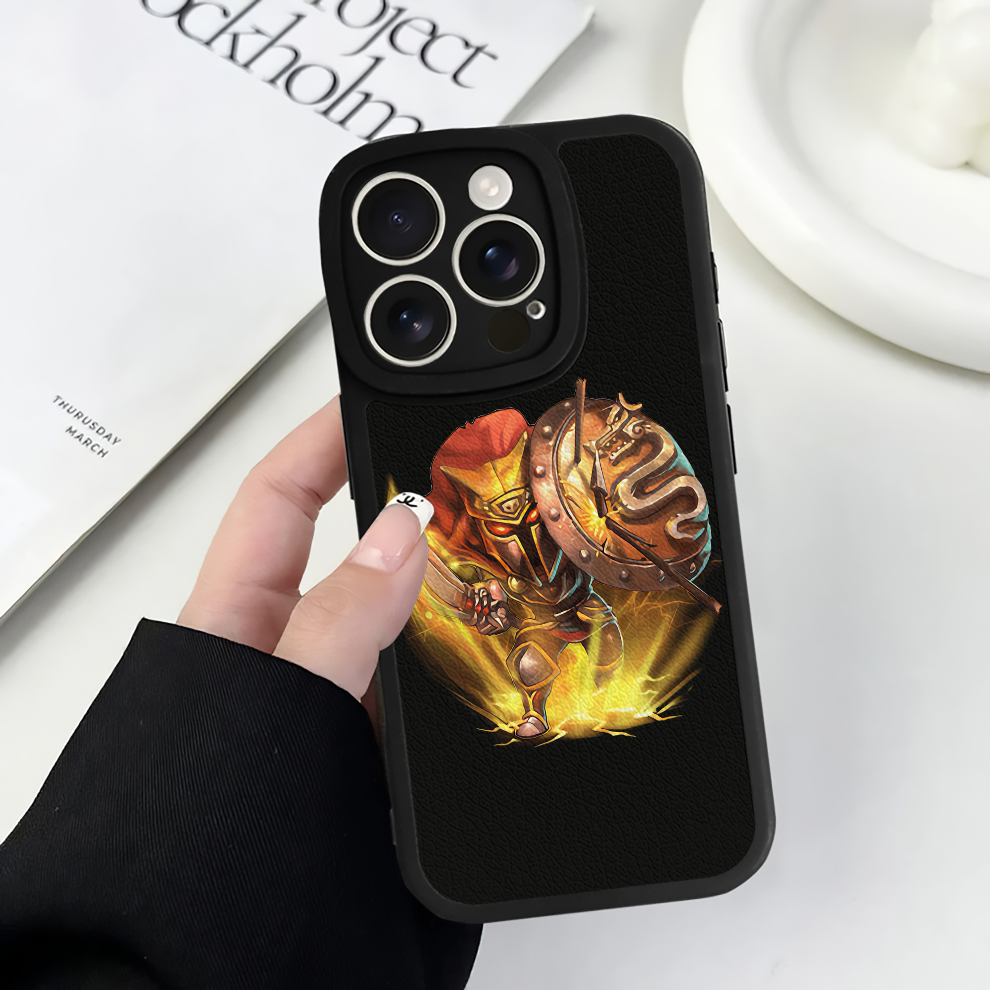 リーグ・オブ・レジェンド League of Legends LOL 【iPhone 16シリーズ対応】シリコンスマホケース（レザー調） 材質：シリコン